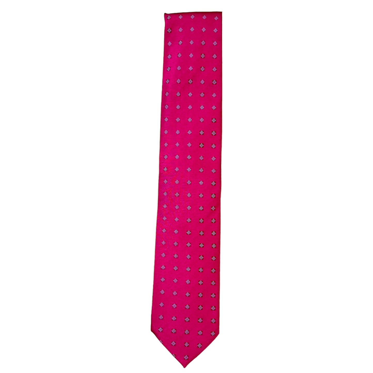 Hot Pink Small Flower Tie