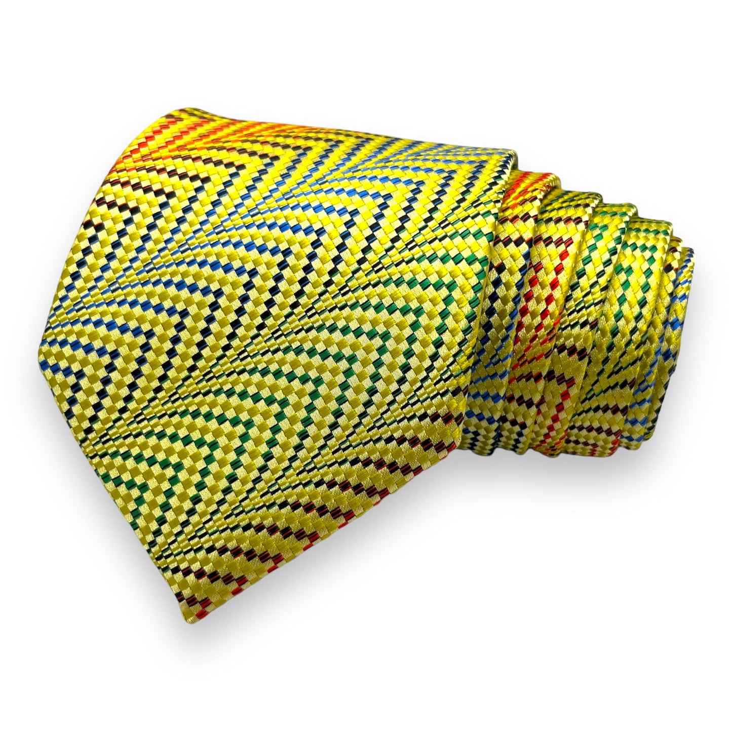 Yellow  Multicolor Tie Combo