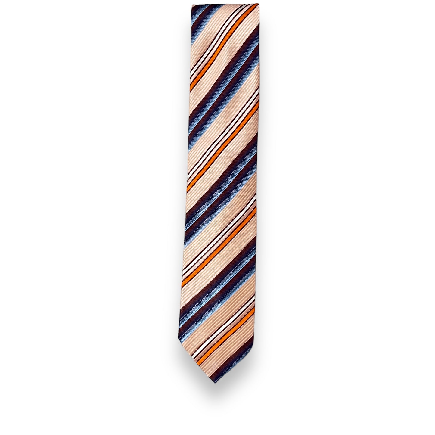 Multicolor Peach Stripe Tie