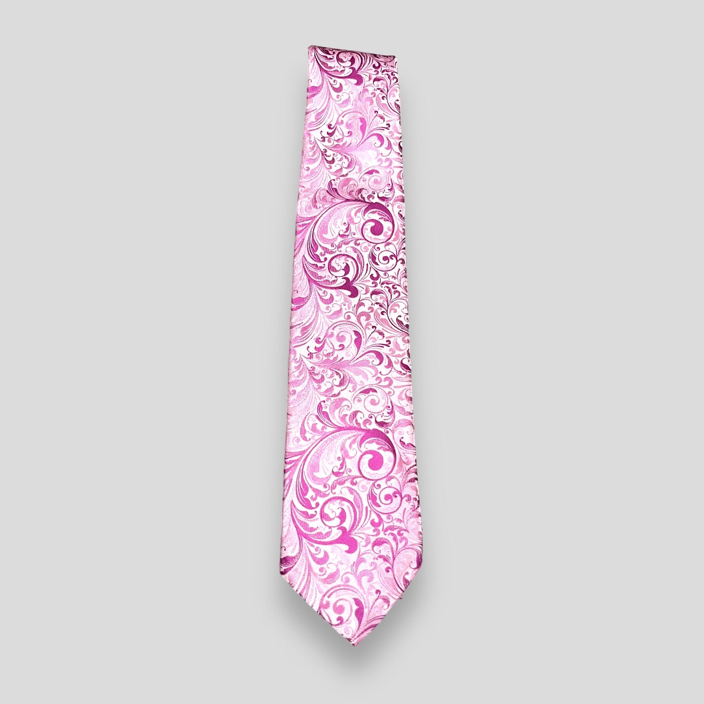 Pink Abstract Tie