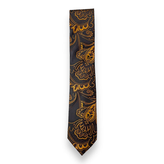 Mustard Paisley Tie