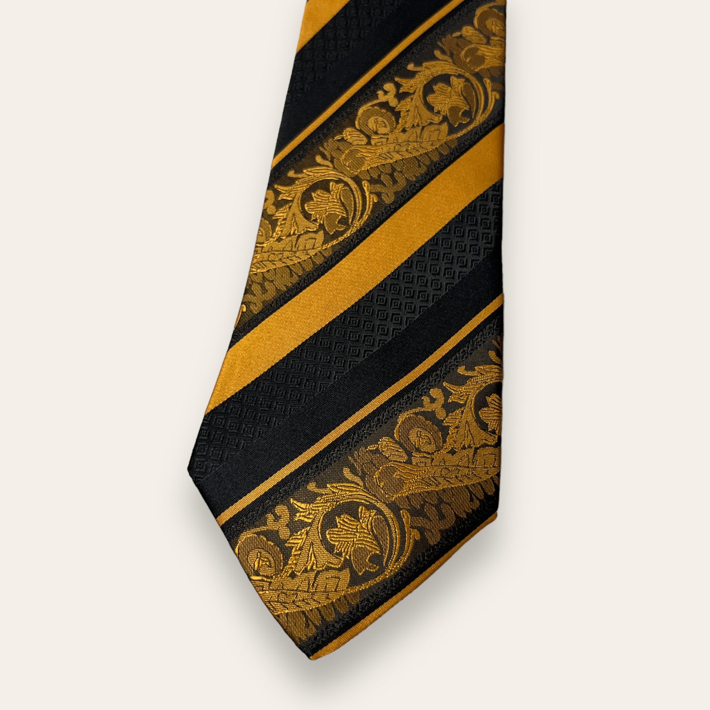 Black And Gold Designer Tie