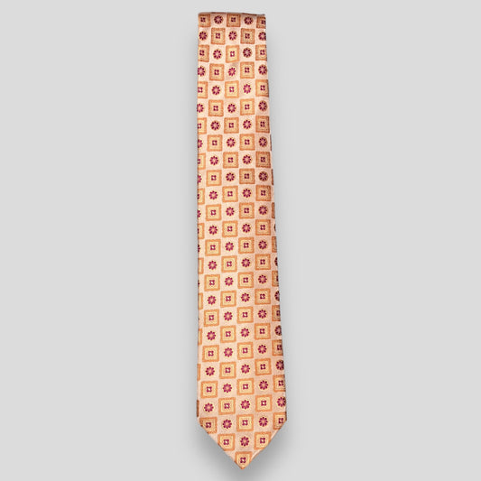 Peach Foulard Tie