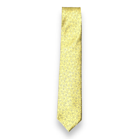 Yellow Paisley Tie