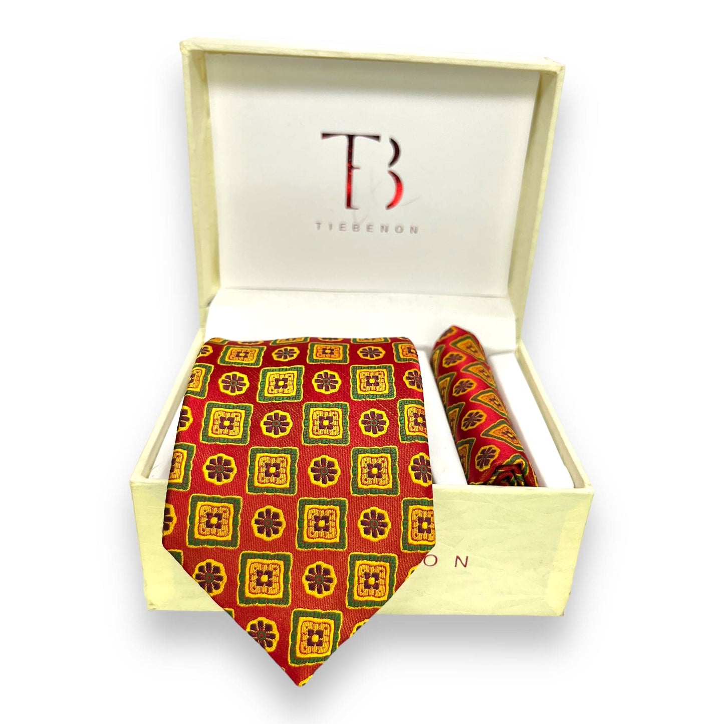 Red Foulard Tie Combo