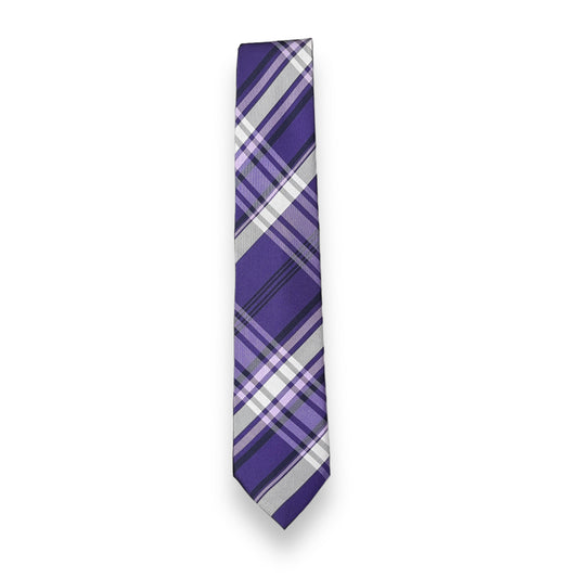 Purple Plaided Tie