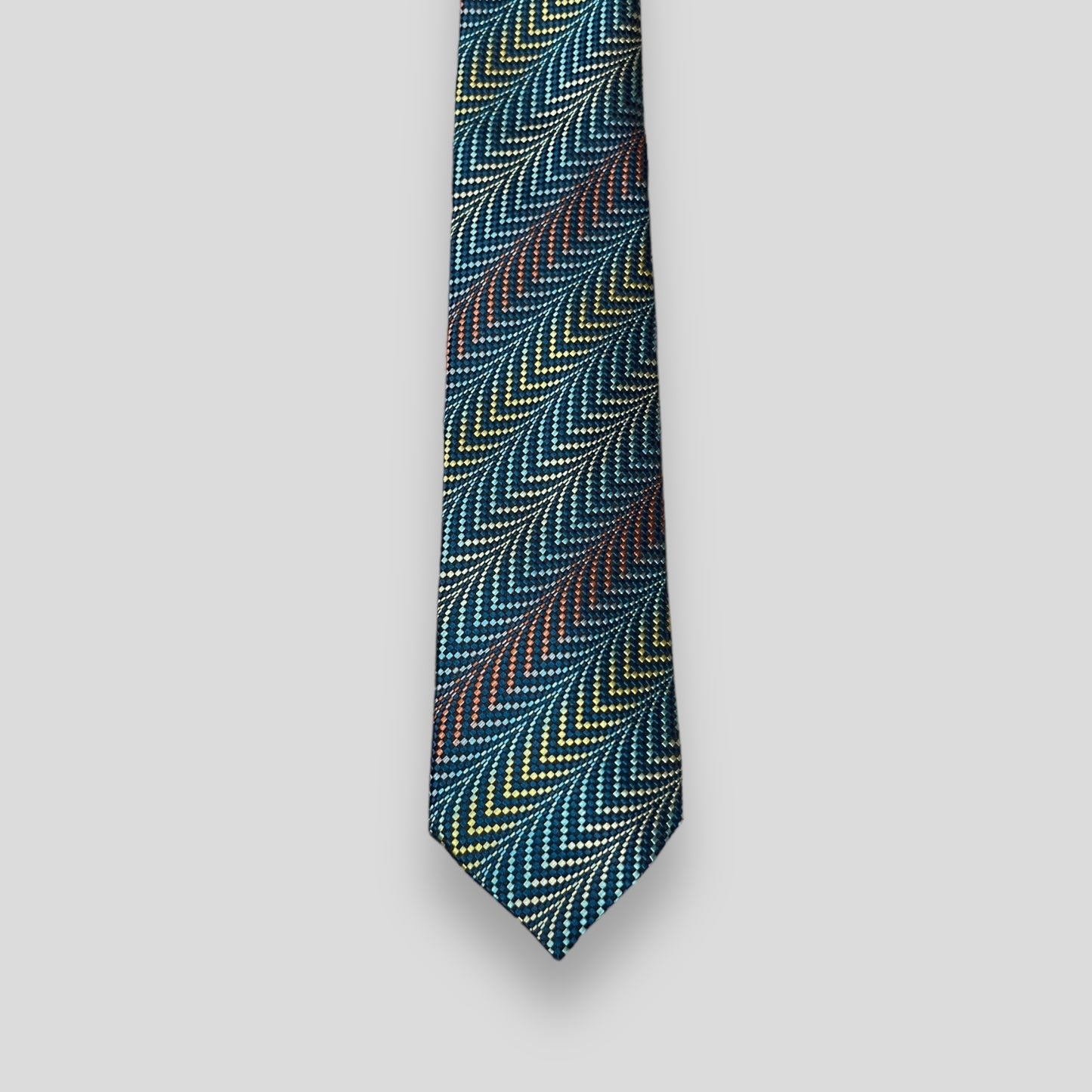 Teal Dotted Tie