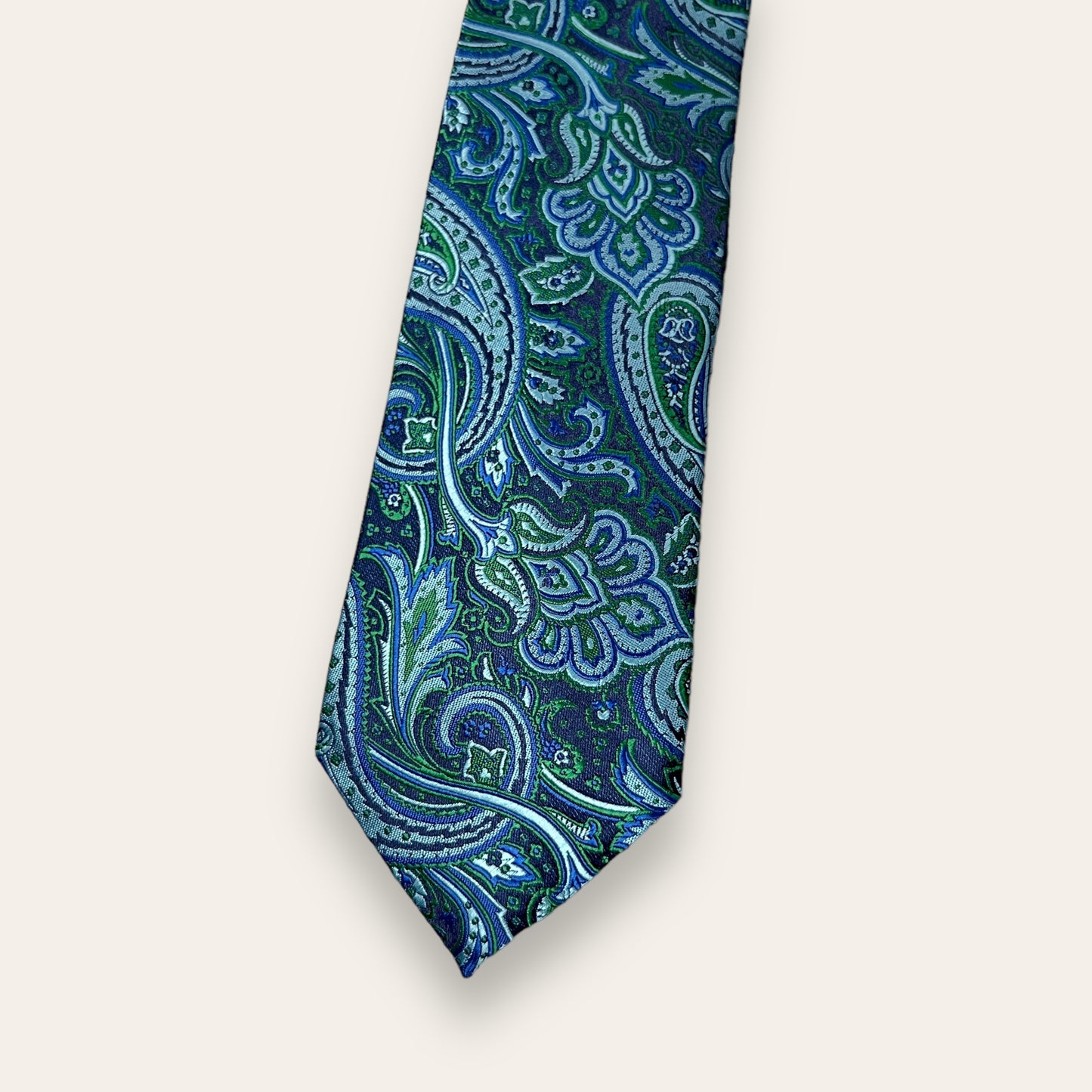 Sky Blue Paisley Tie