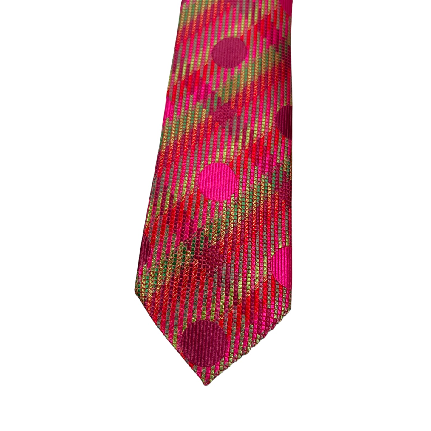 Hot Pink Dotted Tie