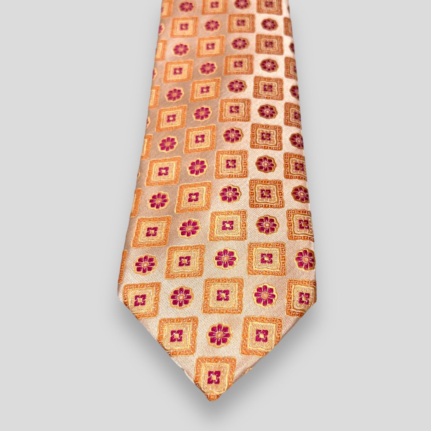 Peach Foulard Tie