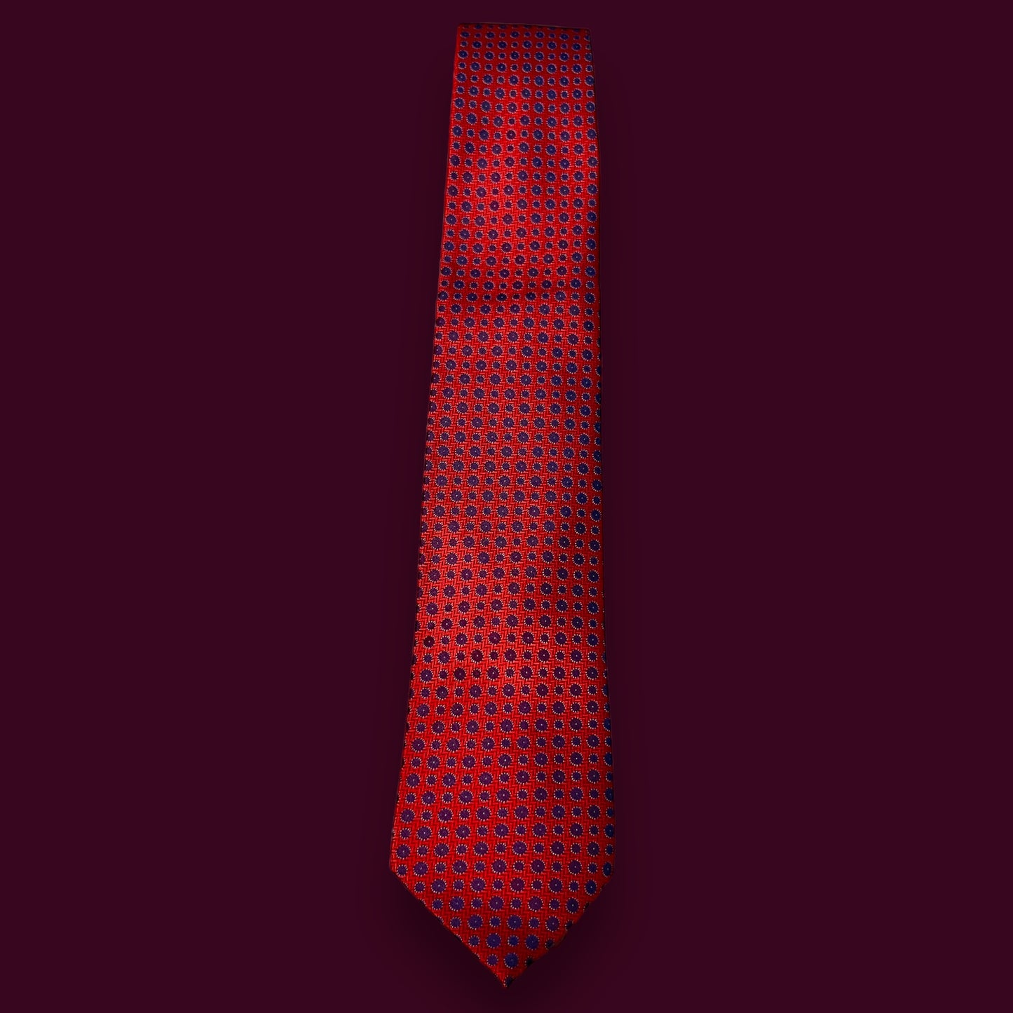 Red Dotted Tie