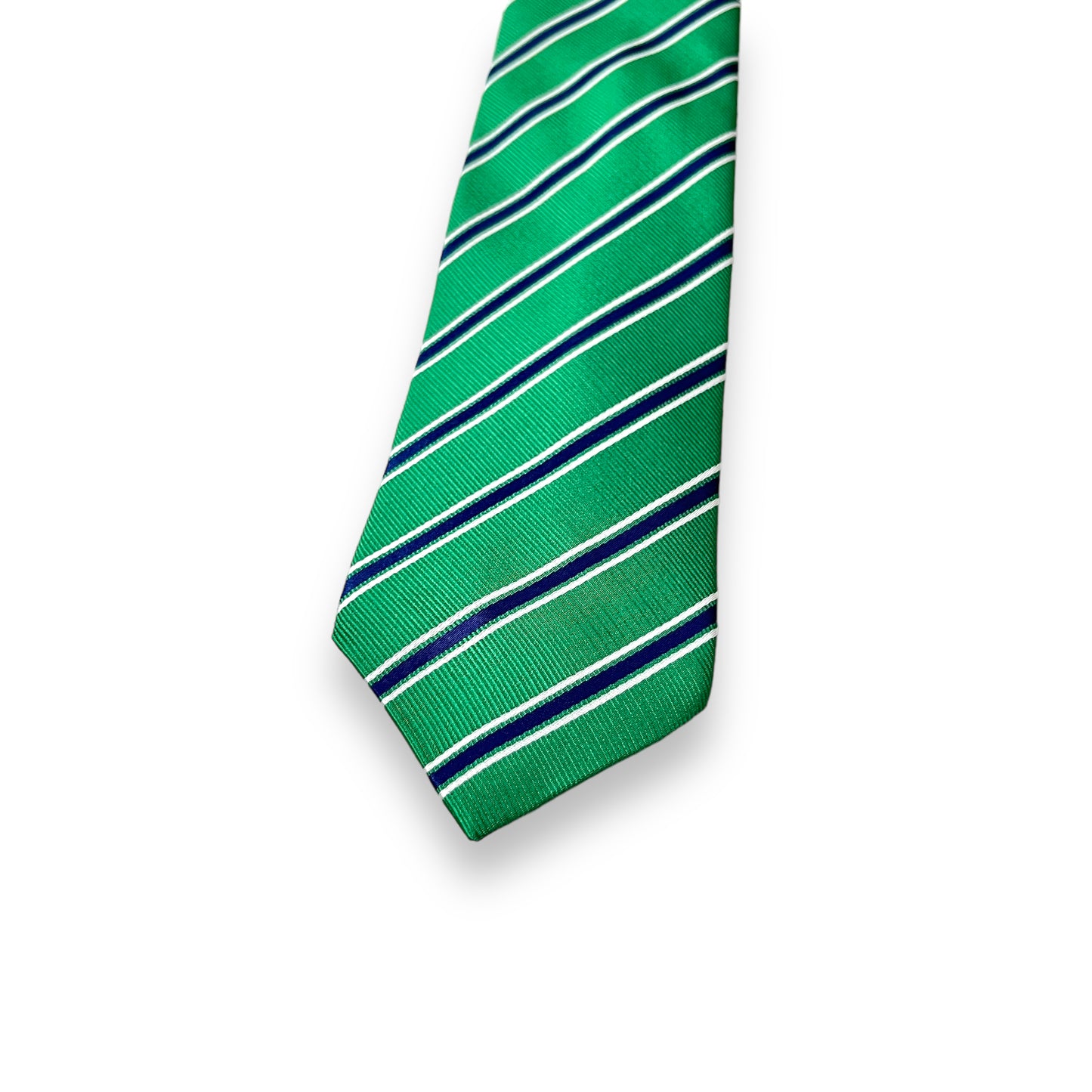 Green Presidential Stripe Tie