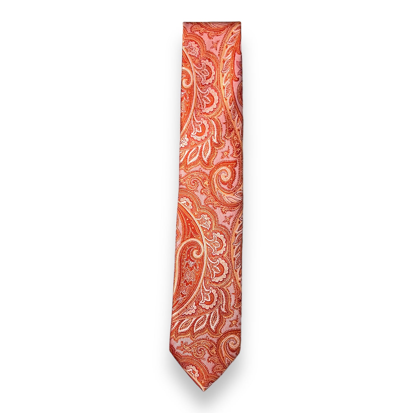 Rust Paisley Tie