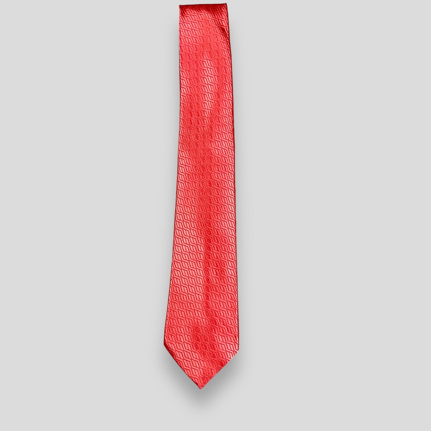 Georgia Peach Self Geometric Tie