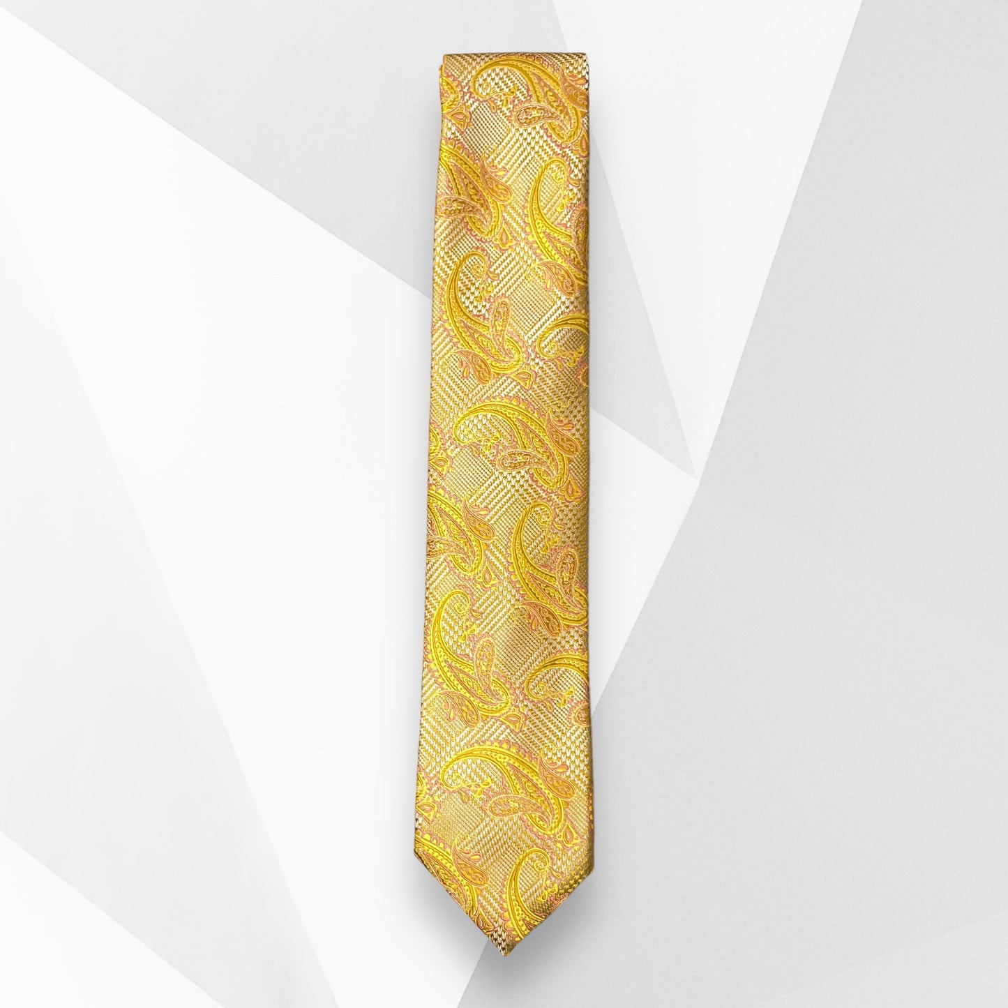 Yellow Paisley Tie