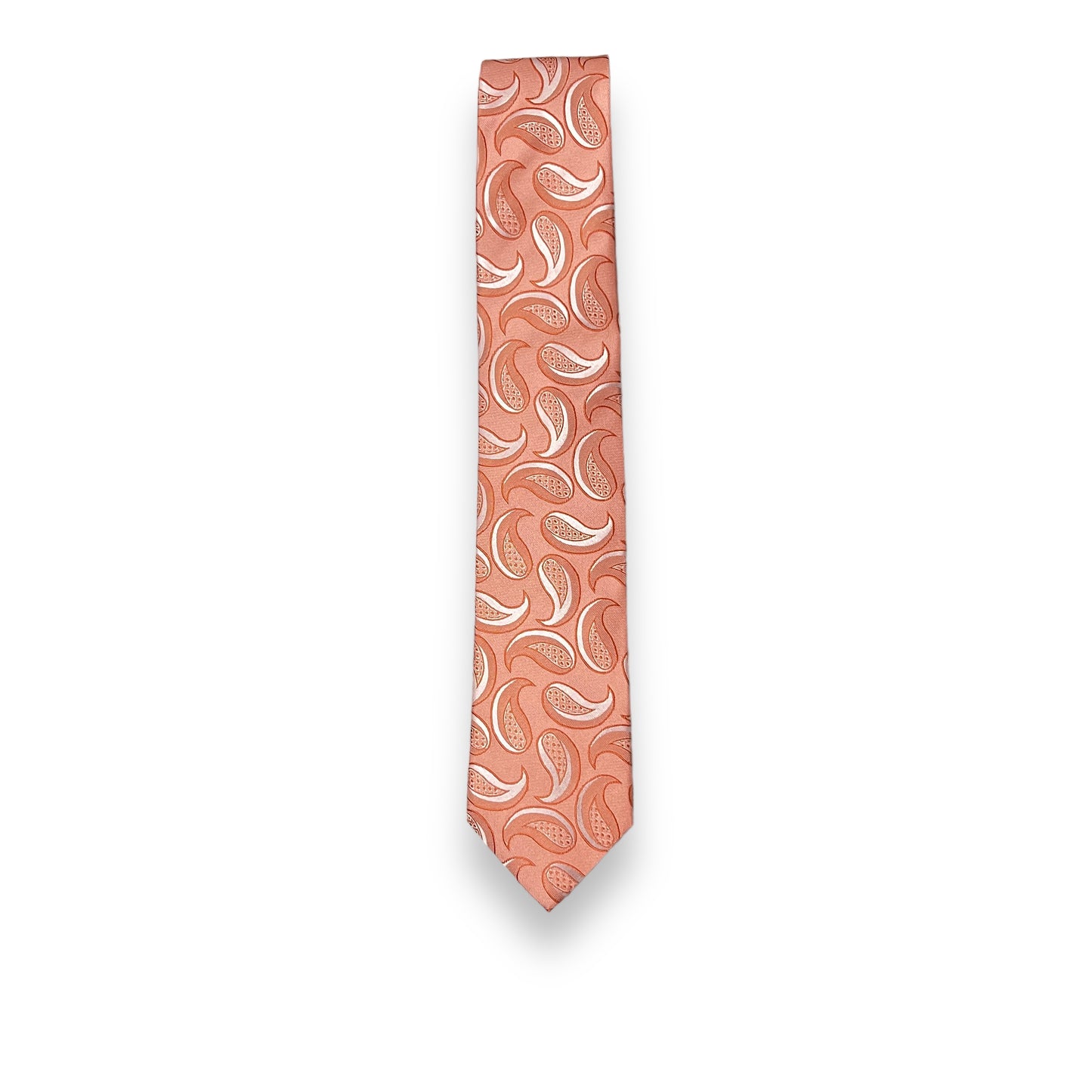 Peach Paisley Tie