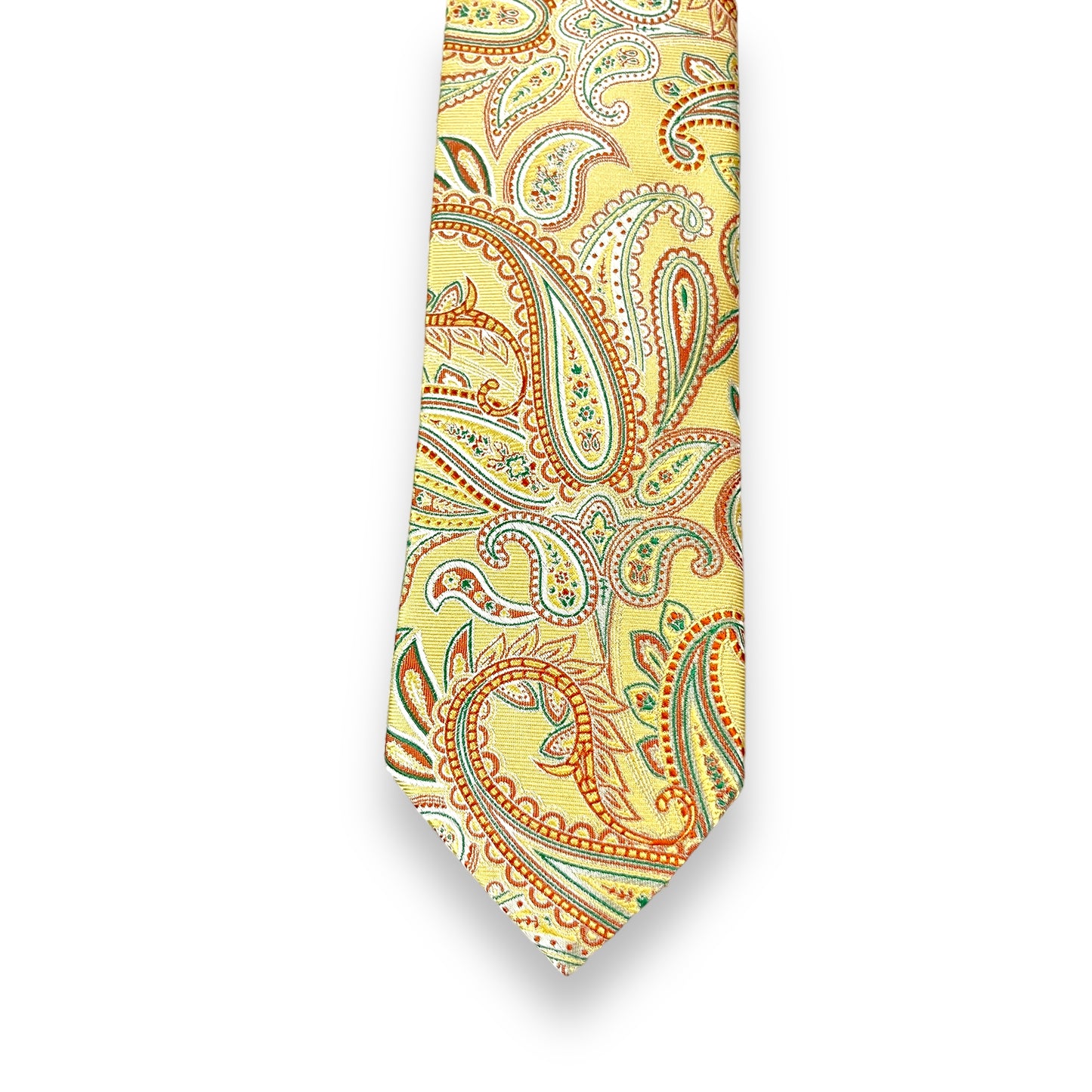 Yellow Paisley Tie