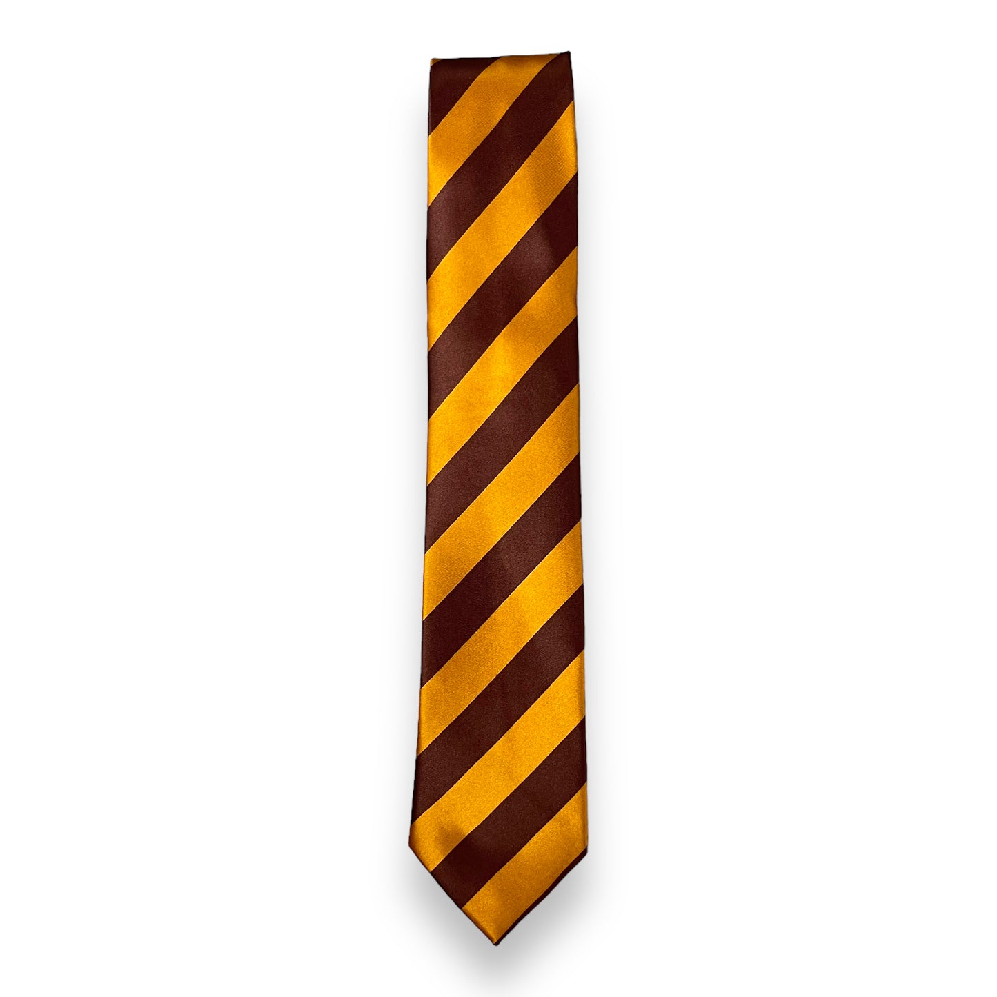 Brown And Gold Stripe Tie