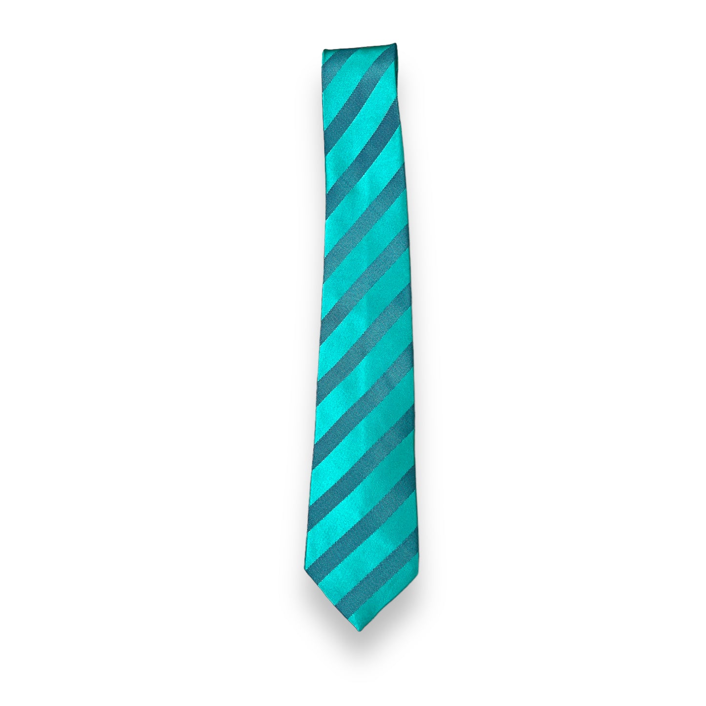 Bright Turquoise Stripe Tie