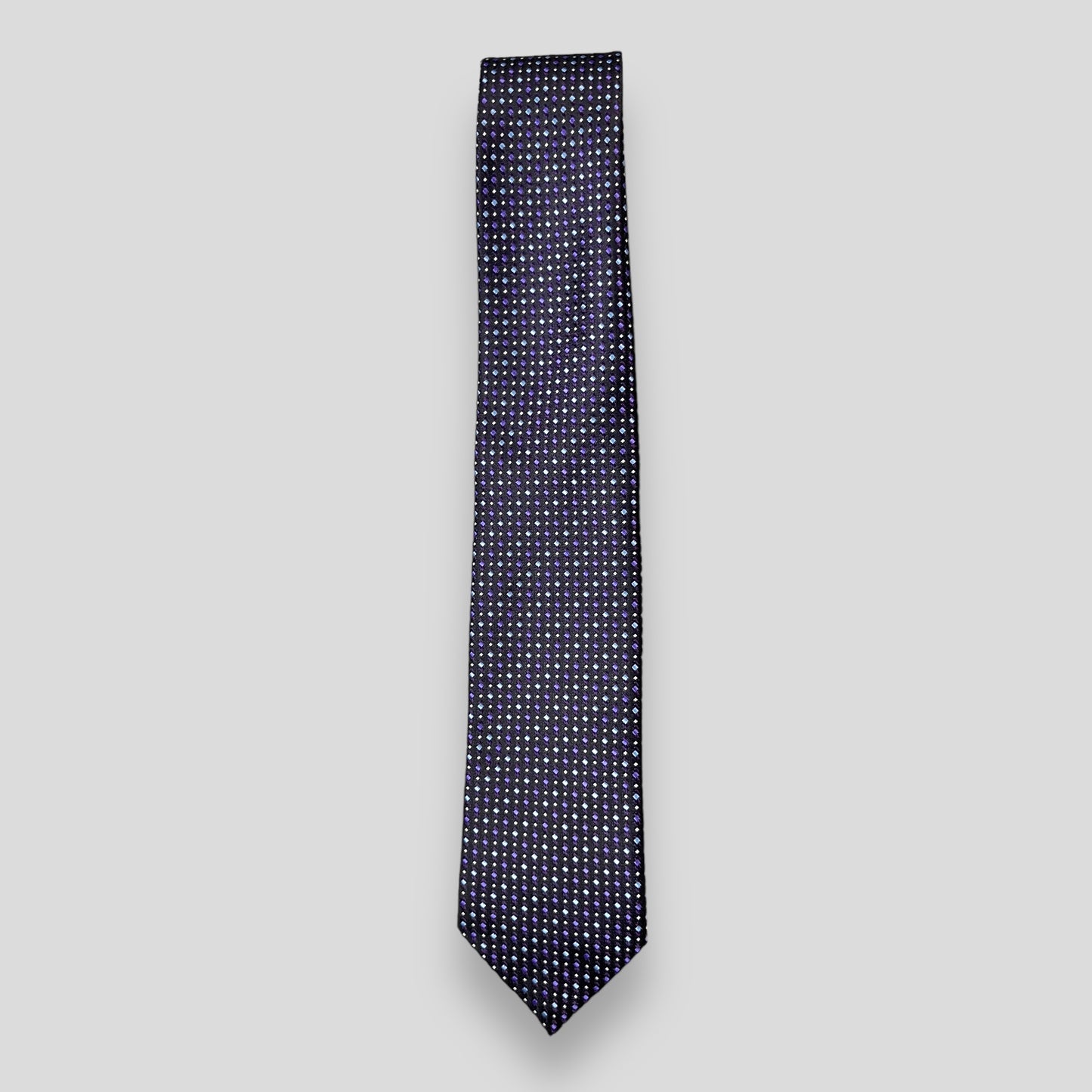 Purple Multidotted Tie