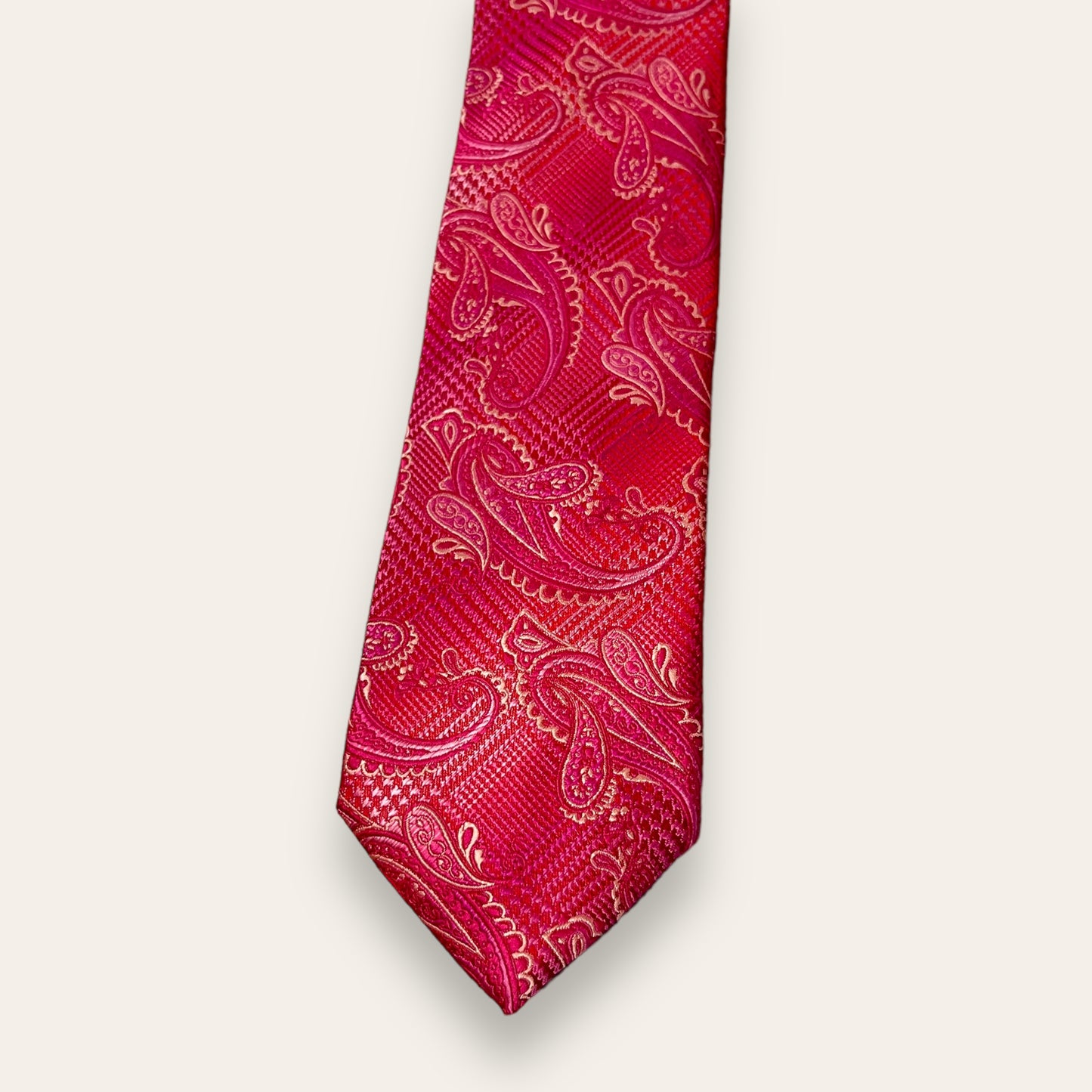 Pink Paisley Tie