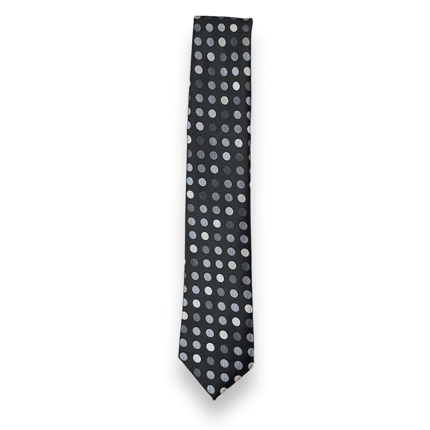 Grey Multi Polka Dot Tie