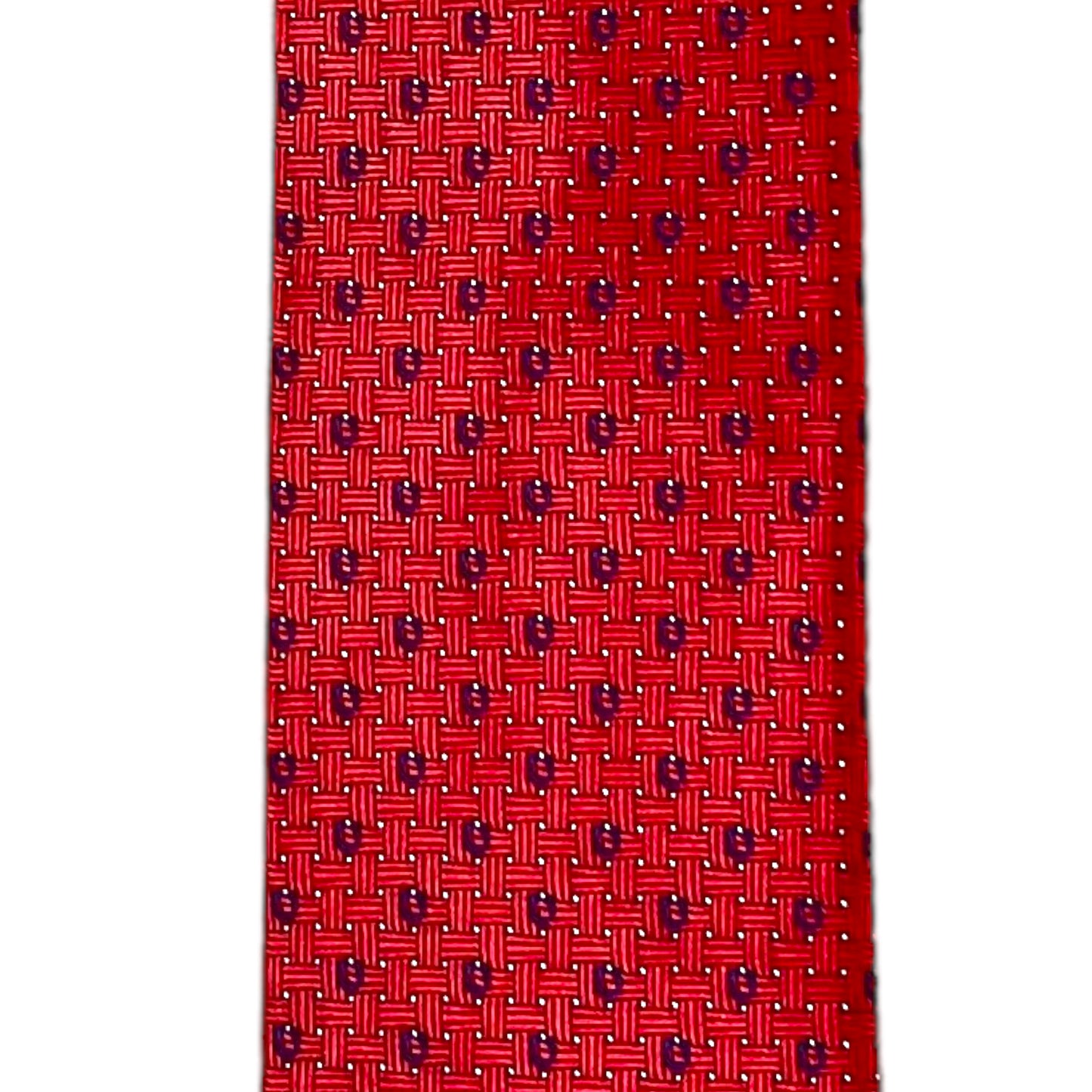 Amaranth Red Geometric Tie