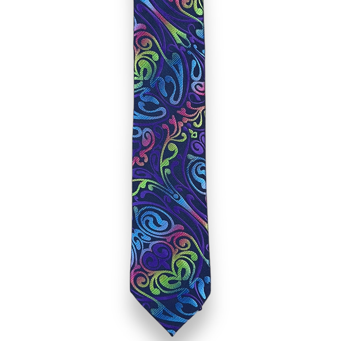 Blue Floral Tie