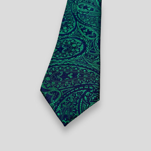 Green Paisley Tie