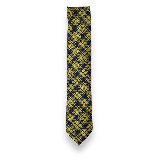 Yellow Plaided Tie