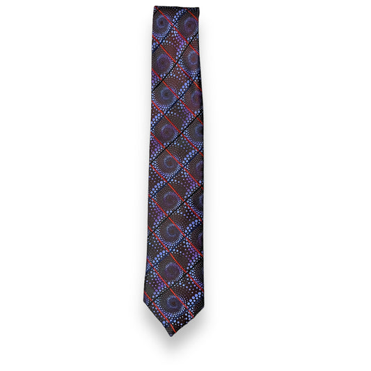 Purple Multi Dotted Tie