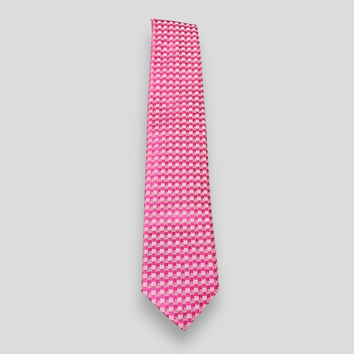 Pink Self Textured Tie