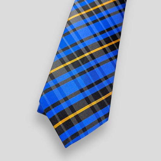 Royal Blue Plaided Tie