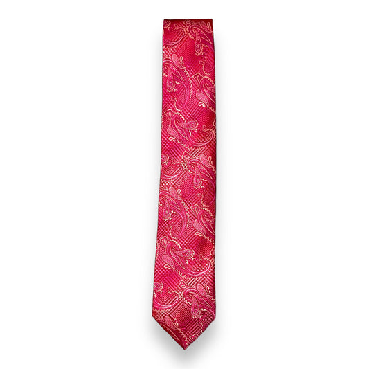 Pink Paisley Tie