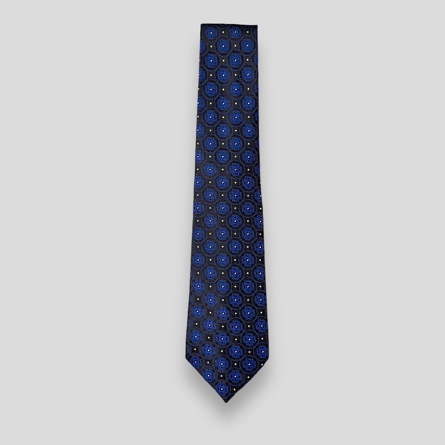 Blue Ornament Tie