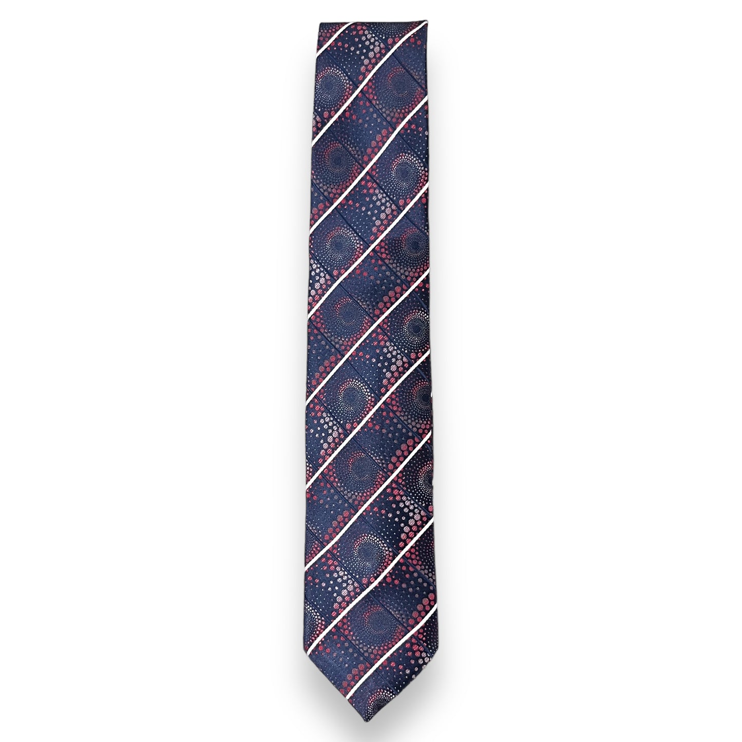 Blue Geometric Tie