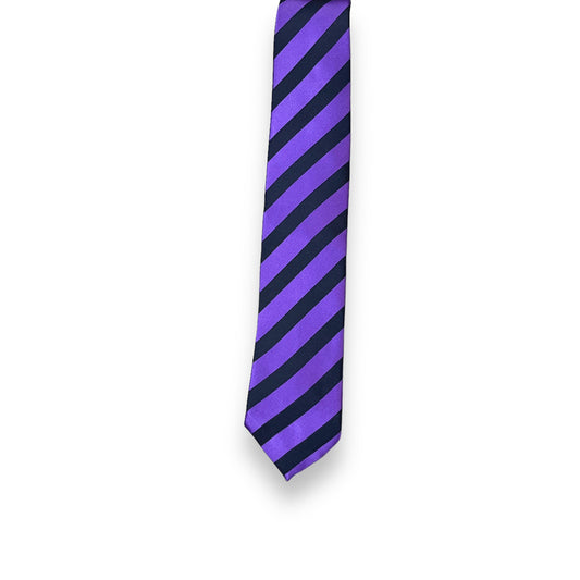 Purple Stripe Tie