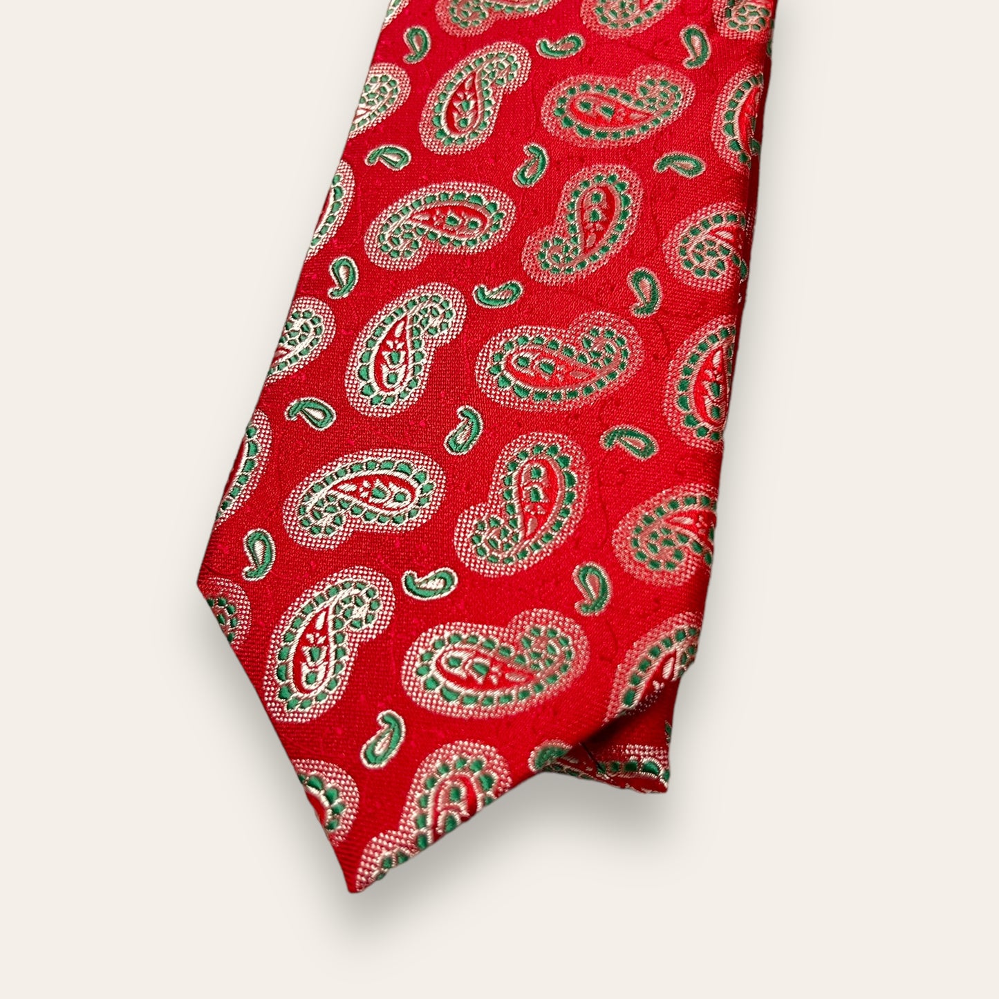 Red Paisley Tie