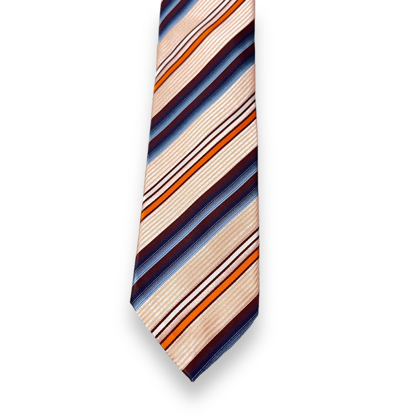 Multicolor Peach Stripe Tie