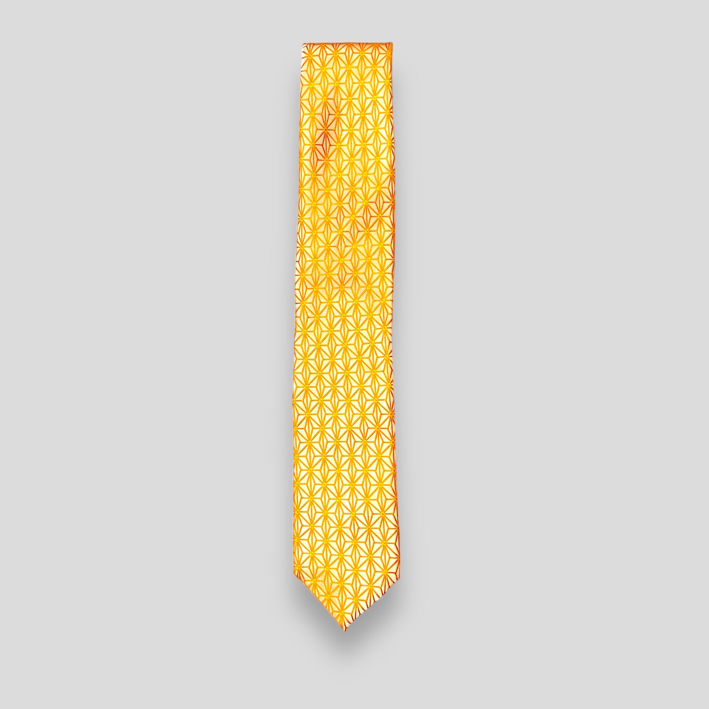 Orange Geometric Tie