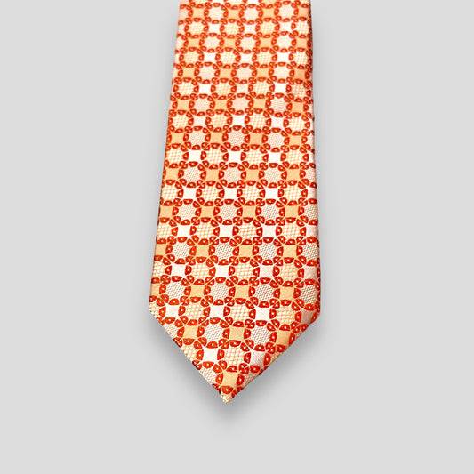 Orange Rings Tie