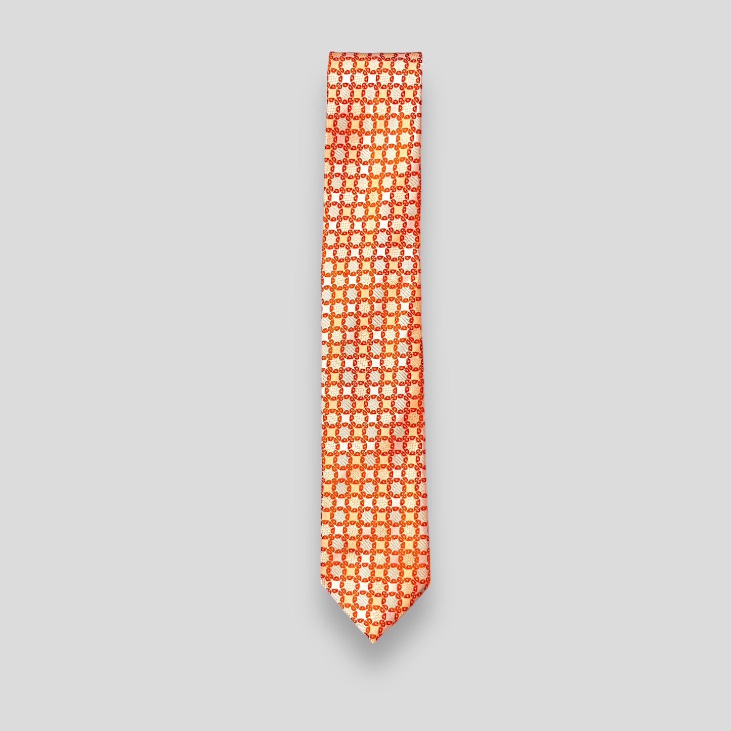 Orange Rings Tie