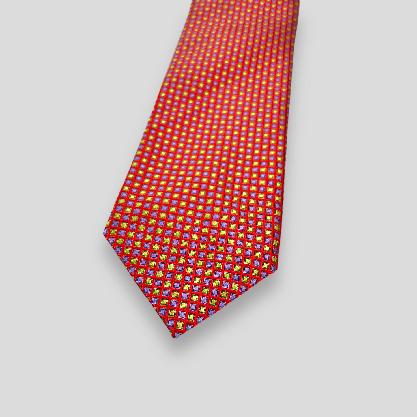 Red Multicolor Dotted Tie