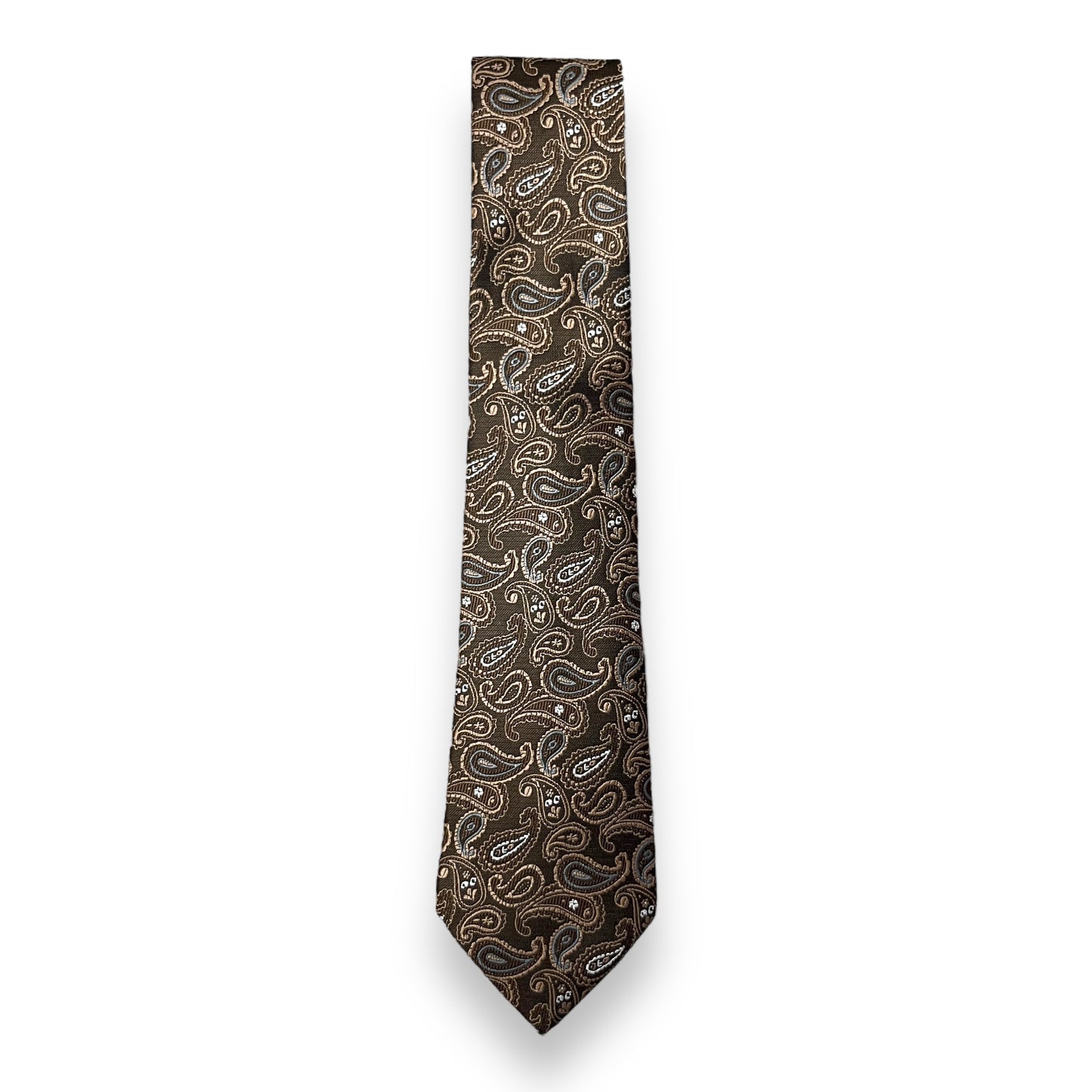 Brown Paisley Tie