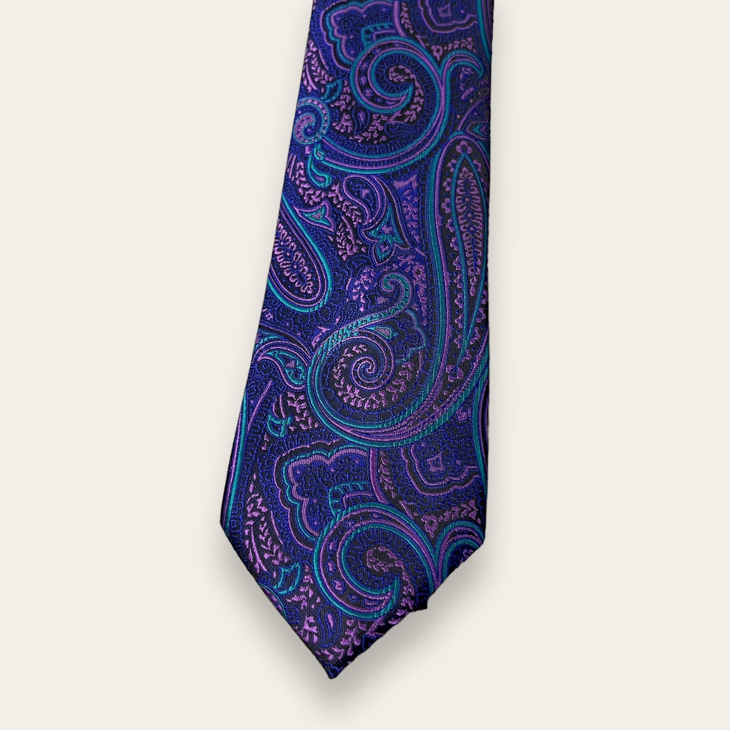 Purple Paisley Tie