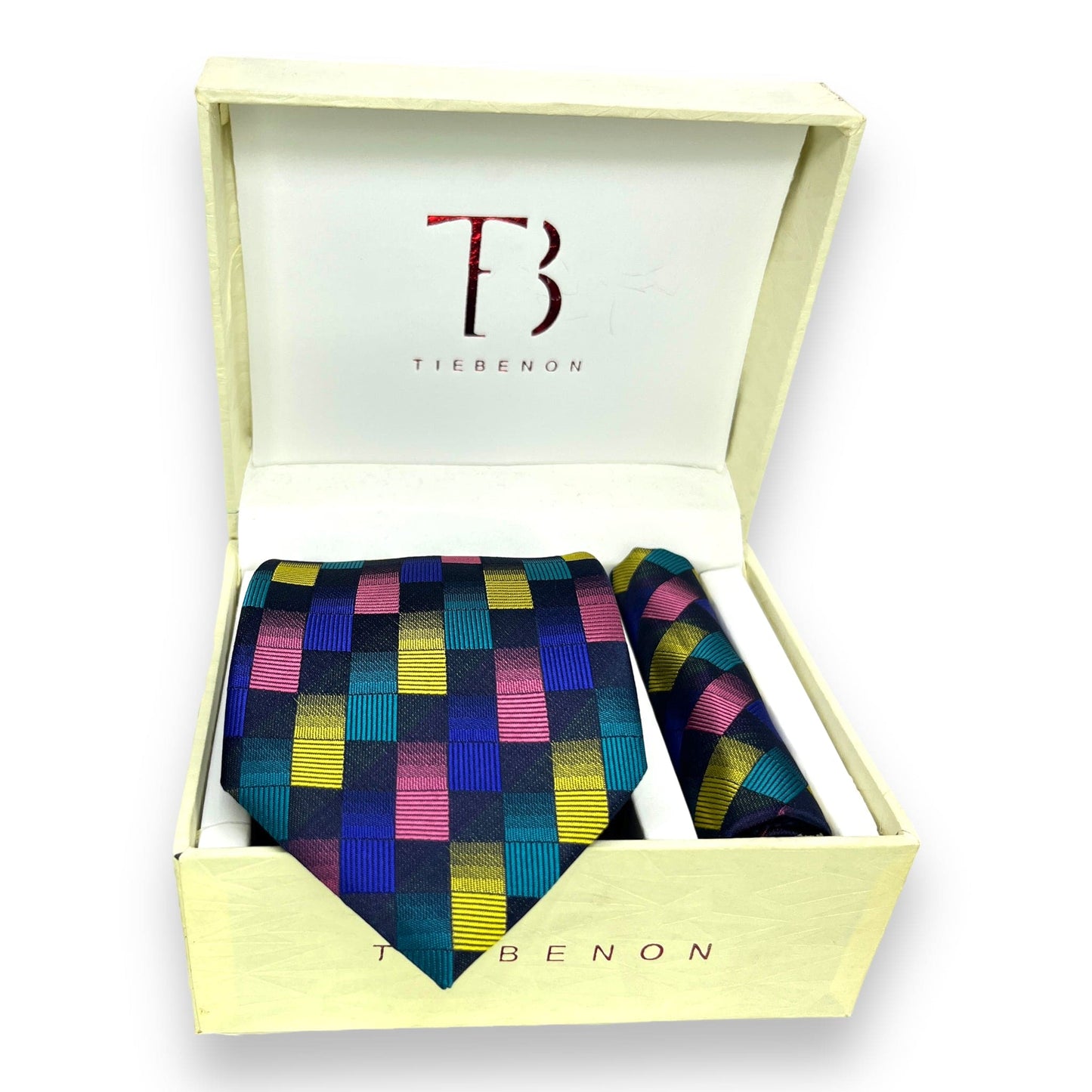 Multicolor Geometric Tie Combo