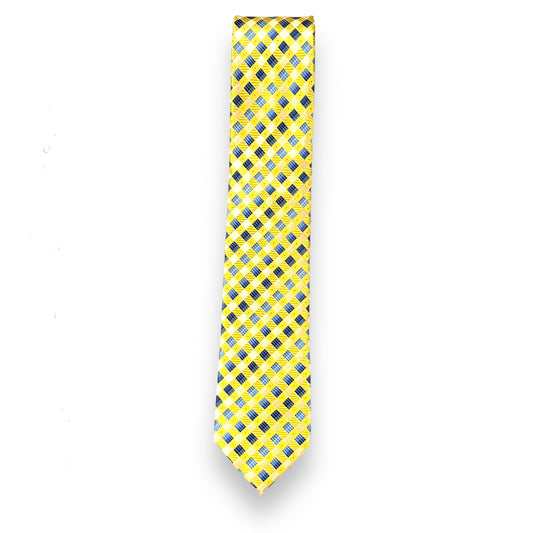 Yellow Checkered Tie