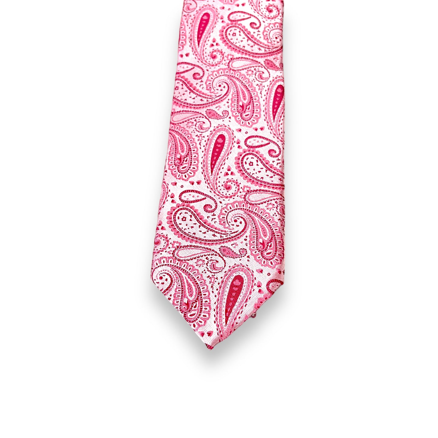 Pink Self Paisley Tie