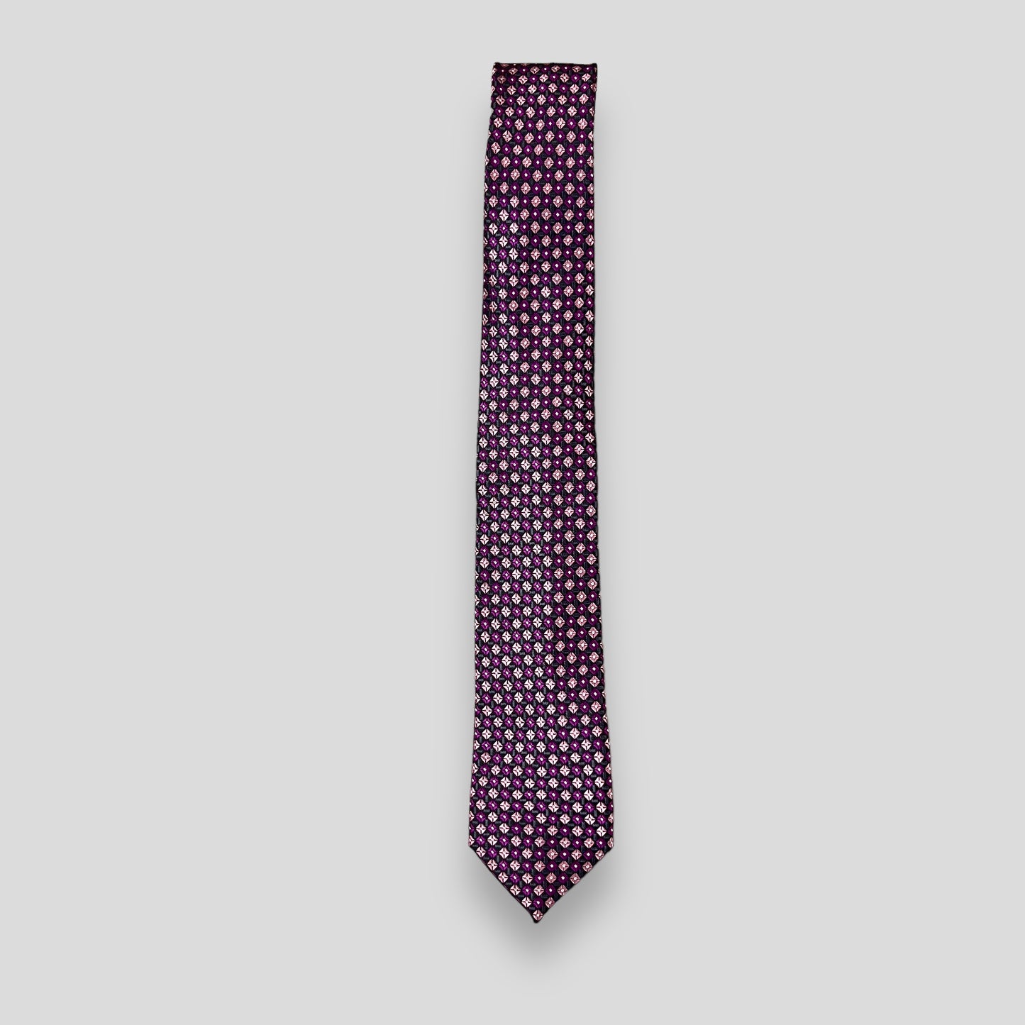 Pink Geometric Tie