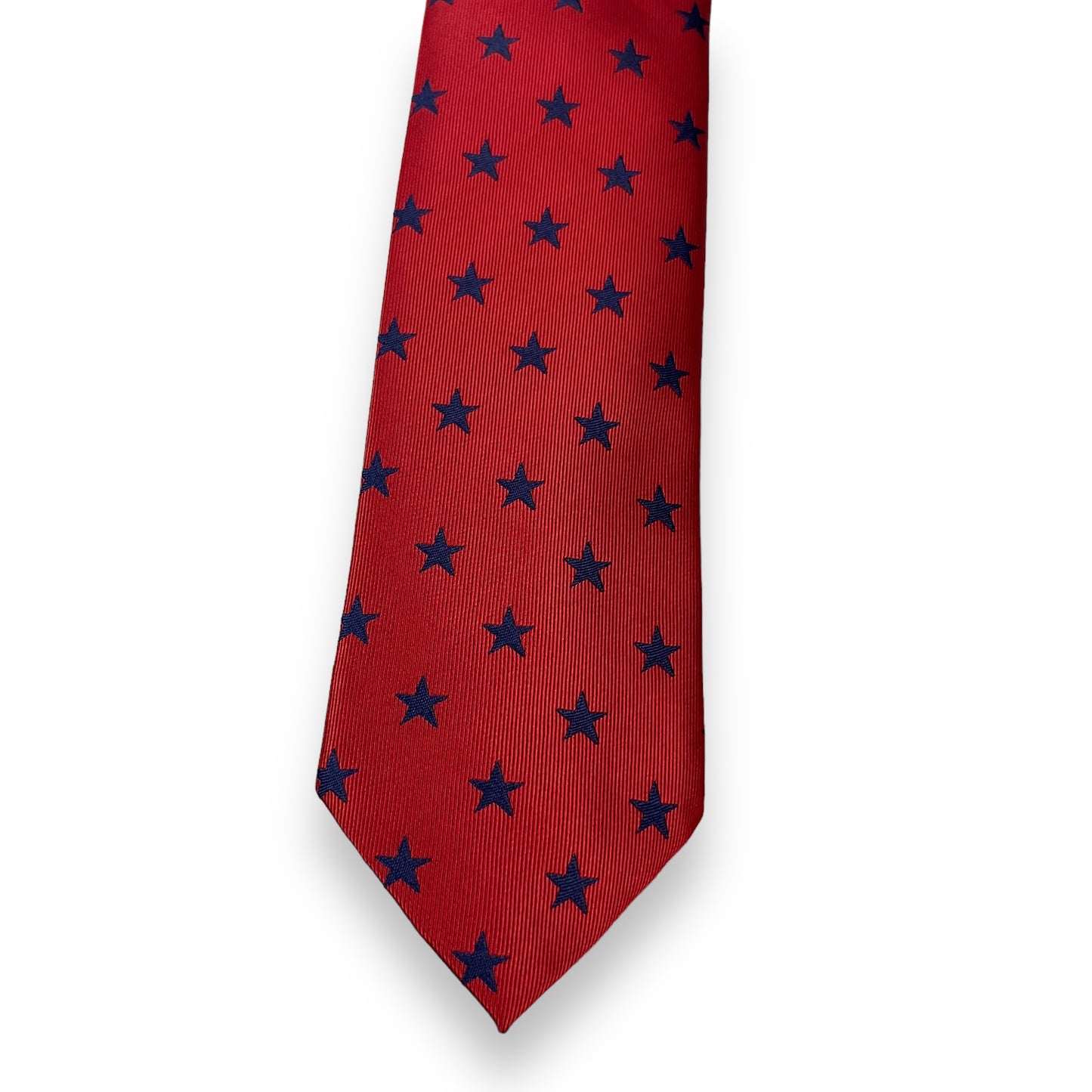 Dark Red Star Tie